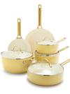 GreenPan Reserve Ceramic Nonstick 10-Piece Cookware Set | Sunrise