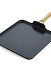 GreenPan Reserve Ceramic Nonstick 11" Square Griddle | Black