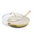 GreenPan Reserve Ceramic Nonstick 12" Frypan with Helper Handle and Lid | Sunrise