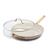 GreenPan Reserve Ceramic Nonstick 12" Frypan with Helper Handle and Lid | Taupe