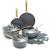 GreenPan Reserve Ceramic Nonstick 8-Piece Cookware Set | Charcoal