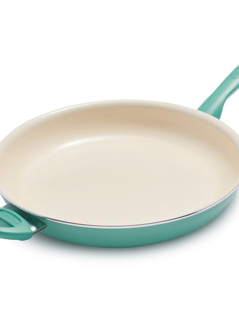 GreenPan Rio Ceramic Nonstick 13.5" Frypan | Turquoise