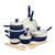 GreenPan Rio Ceramic Nonstick 16-Piece Cookware Set | Navy