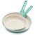 GreenPan Rio Ceramic Nonstick 8" and 10" Frypan Set | Turquoise