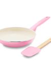 GreenPan Rio Ceramic Nonstick 8" Frypan with Spatula | Pink