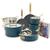 GreenPan Stanley Tucci™ Ceramic Nonstick 11-Piece Cookware Set with the Tucci Cookbook | Venetian Teal