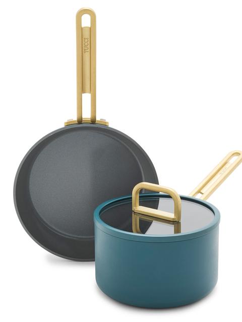 GreenPan Stanley Tucci™ Ceramic Nonstick 3-Piece Mini Set | Venetian Teal