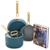 GreenPan Stanley Tucci™ Ceramic Nonstick 4-Piece Chef Set with The Tucci Cookbook | Venetian Teal