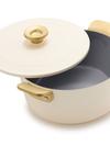 GreenPan Stanley Tucci™ Ceramic Nonstick 6.5-Quart Dutch Oven | Carrara White