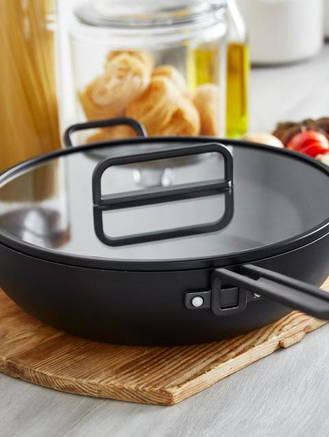 GreenPan Stanley Tucci™ Ceramic Nonstick 6.5-Quart Essential Stanley Pan | Milano Black