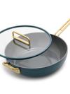 GreenPan Stanley Tucci™ Ceramic Nonstick 6.5-Quart Essential Stanley Pan | Venetian Teal