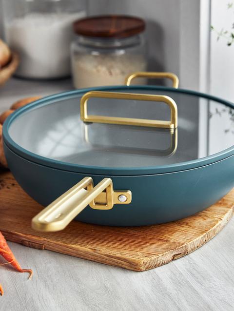 GreenPan Stanley Tucci™ Ceramic Nonstick 6.5-Quart Essential Stanley Pan | Venetian Teal