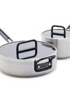 GreenPan Stanley Tucci™ Stainless Steel Ceramic Nonstick 4-Piece Saucepan & Sauté Pan Set