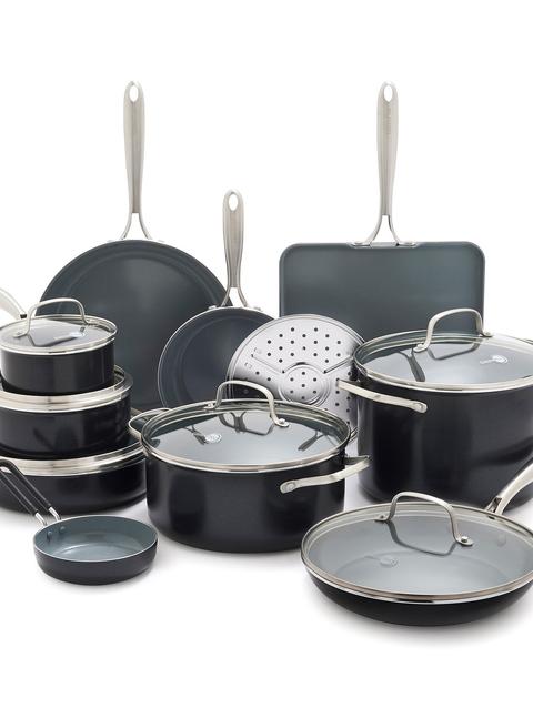 GreenPan Swift Ceramic Nonstick 17-Piece Cookware Set