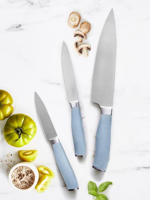 GreenPan Titanium Cutlery 3-Piece Knife Set | Blue Haze