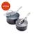 GreenPan Valencia Pro Ceramic Nonstick 1.5-Quart and 3-Quart Saucepan Set with Lids