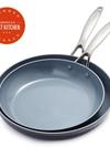 GreenPan Valencia Pro Ceramic Nonstick 10 and 12" Frypan Set