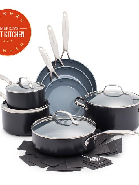 GreenPan Valencia Pro Ceramic Nonstick 11-Piece Cookware Set