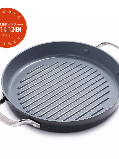 GreenPan Valencia Pro Ceramic Nonstick 11" Round Grill Pan