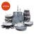 GreenPan Valencia Pro Ceramic Nonstick 19-Piece Cookware Set