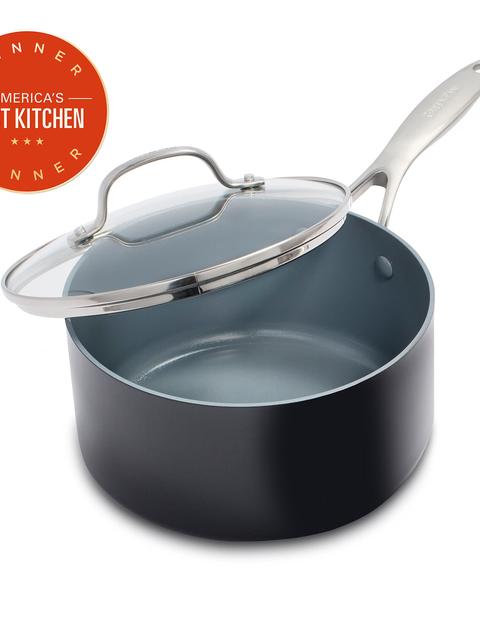 GreenPan Valencia Pro Ceramic Nonstick 2-Quart Saucepan with Lid