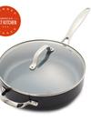 GreenPan Valencia Pro Ceramic Nonstick 4.5-Quart Sauté Pan with Lid