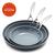 GreenPan Valencia Pro Ceramic Nonstick 8", 9.5", and 11" Frypan Set