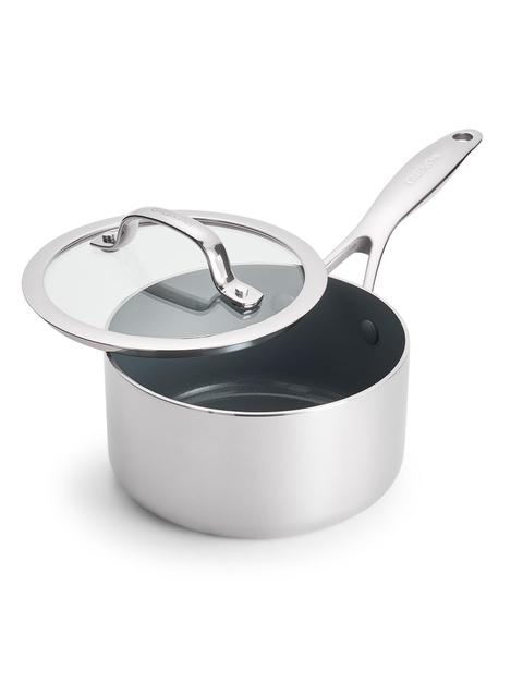 GreenPan Valencia Pro Stainless Steel 1.5-Quart Saucepan with Lid