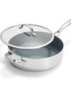 GreenPan Valencia Pro Stainless Steel 5-Quart Sauté Pan with Lid