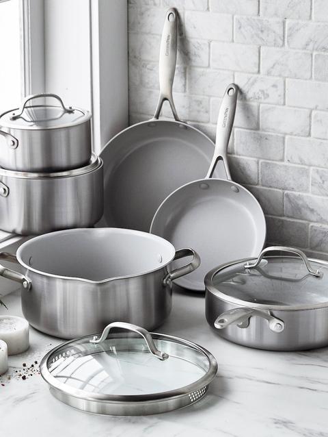 GreenPan Venice Pro Ceramic Nonstick 10-Piece Cookware Set